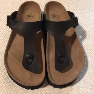 NWOT - Birkenstock Black Papillio.  Size 38 -
